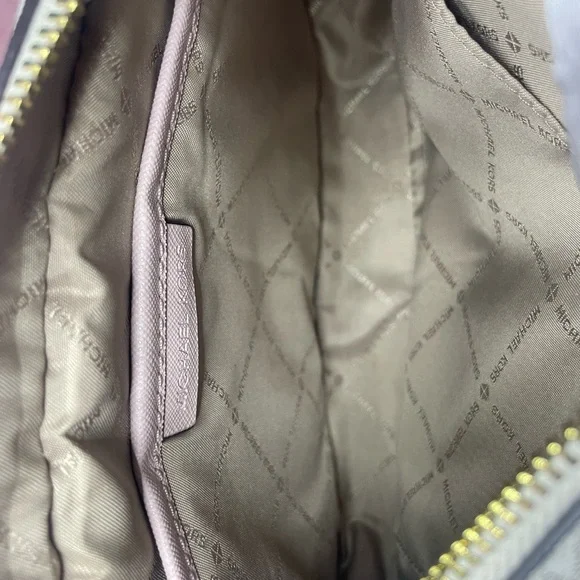 Authentic Michael Kors Purse  #049NC Jet Set Large Logo Crossbody Bag - Picture 12 of 14